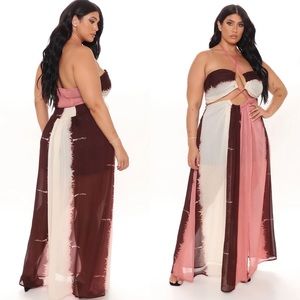 Fashion nova gypsy maxi dress plus size